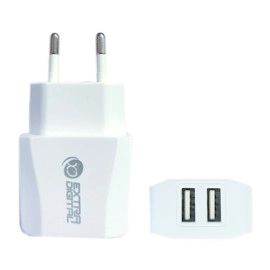 Charger EXTRA DIGITAL 2xUSB: 220V, 2.1A