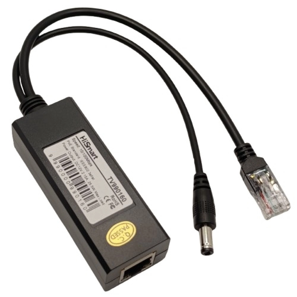 PoE 100M Splitter Cable 25.5W