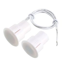 Recessed Mount Magnetic Contact, ABS, NC, 17-25 mm