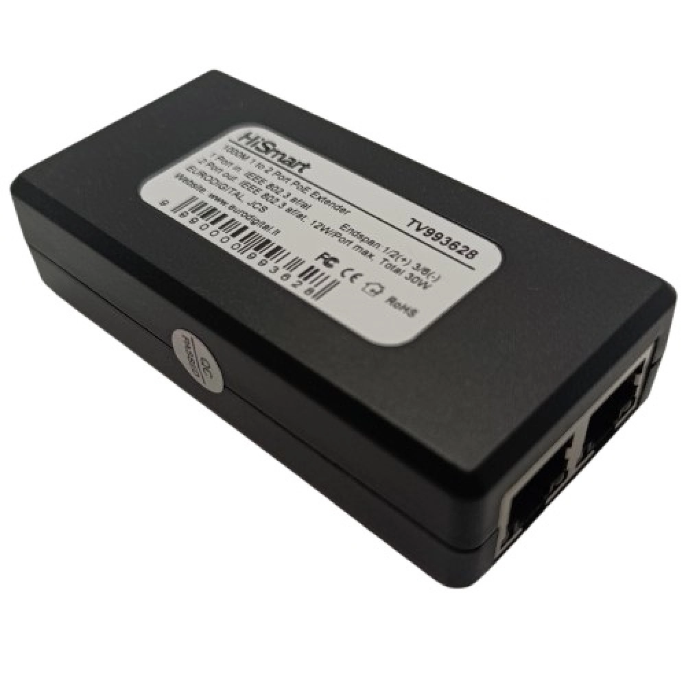 PoE 10/100/1000M Extender 100m, 15W                                                                 