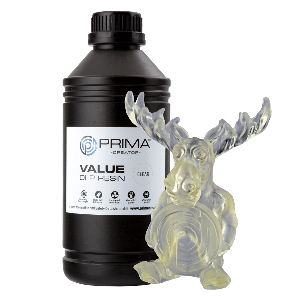 PrimaCreator Value UV / DLP Resin - 1 kg - Clear