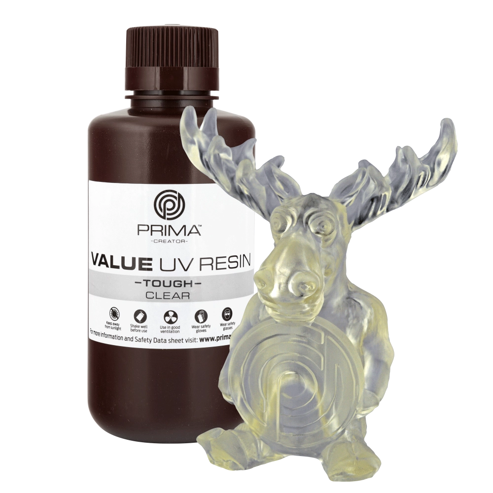 PrimaCreator Value Tough UV Resin (ABS Like) - 500 g - Clear