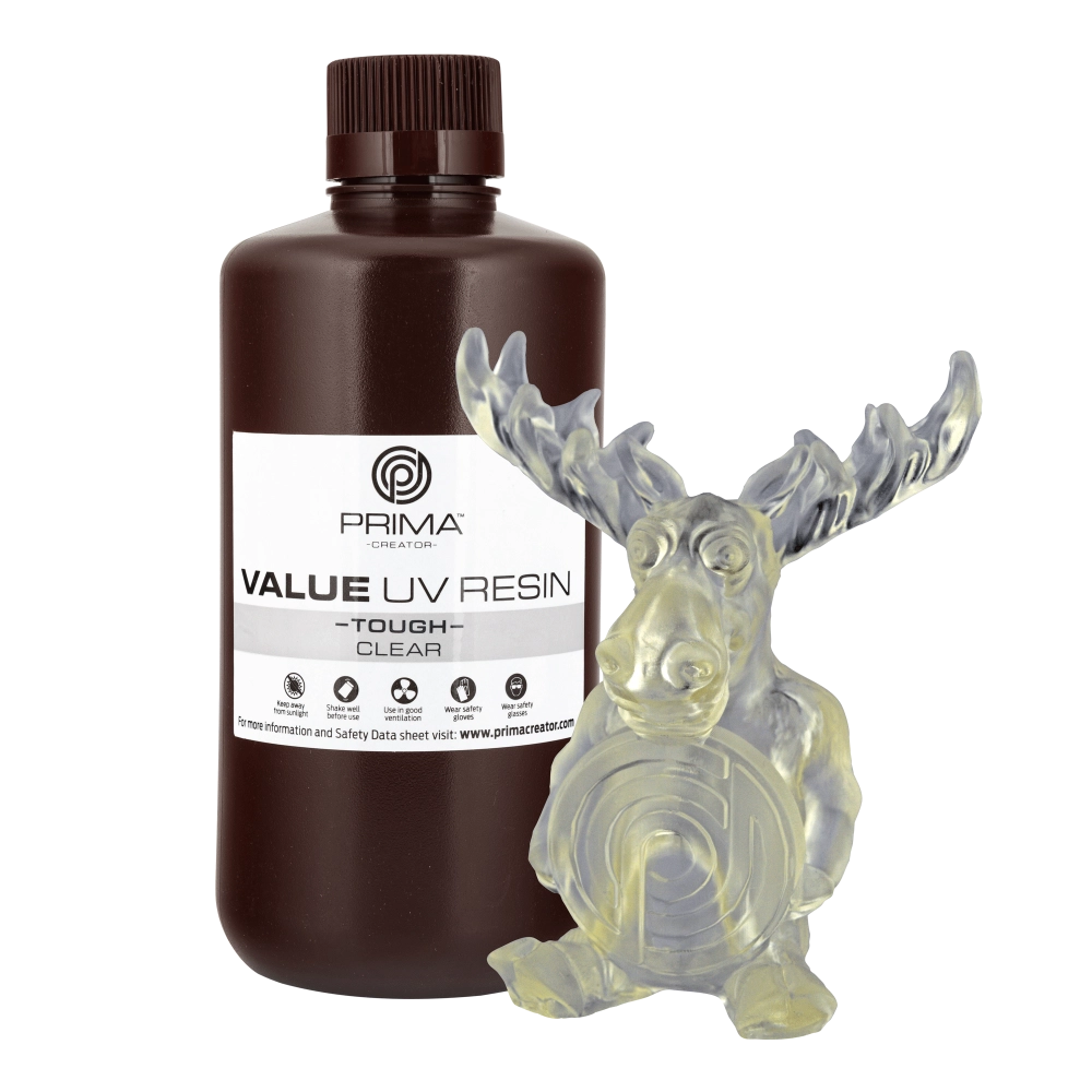 PrimaCreator Value Tough UV Resin (ABS Like) - 1 kg - Clear