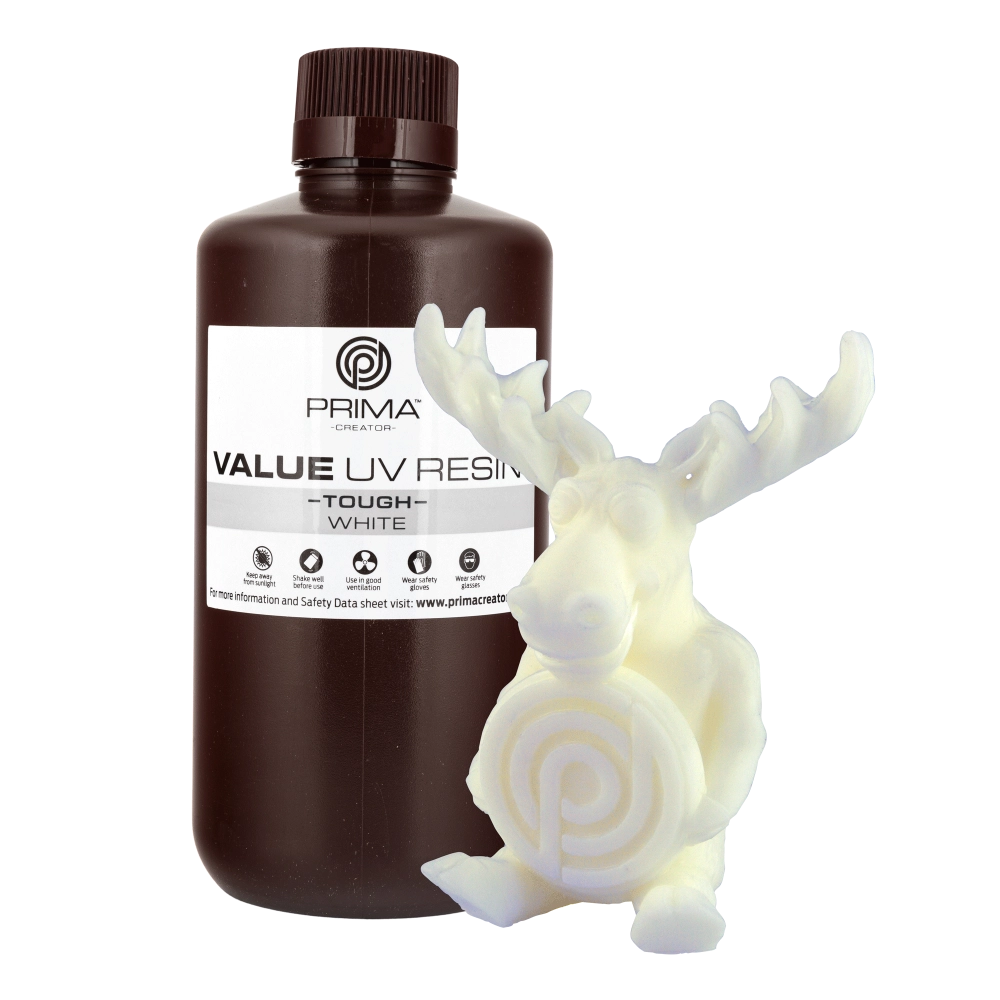 PrimaCreator Value Tough UV Resin (ABS Like) - 1 kg - White