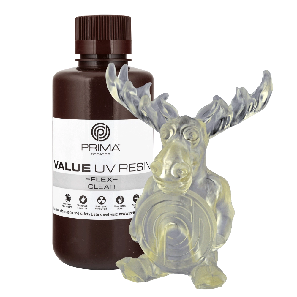 PrimaCreator Value Flex UV Resin - 500 g - Clear