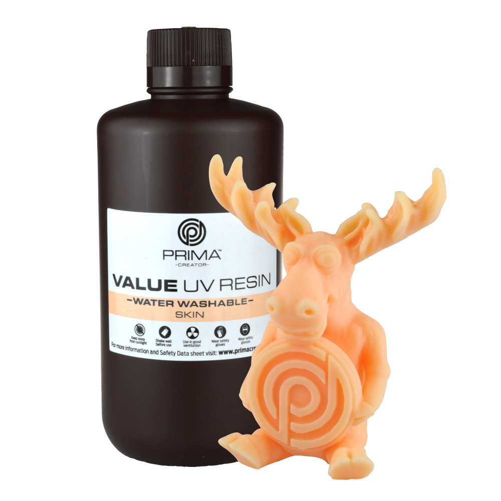 PrimaCreator Value Water Washable UV Resin -1 kg - Skin