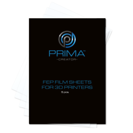 PrimaCreator FEP Film Sheets for 3D Printers - 140 x 200 mm - 5-pack