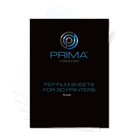PrimaCreator FEP Film Sheets for 3D Printers - 140 x 200 mm - 5-pack