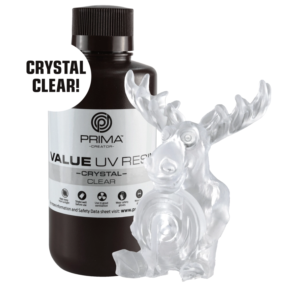 PrimaCreator Value Crystal UV Resin - 500 g - Clear