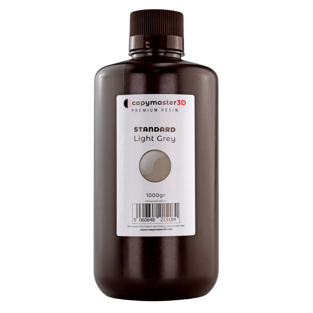 Copymaster3D Standard UV Resin - 1 kg - Light Grey