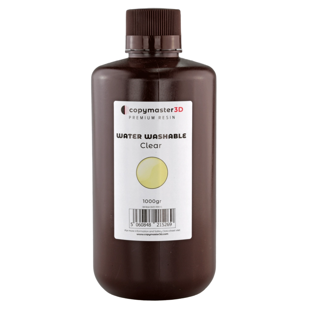 Copymaster3D Water Washable UV Resin - 1 kg - Clear
