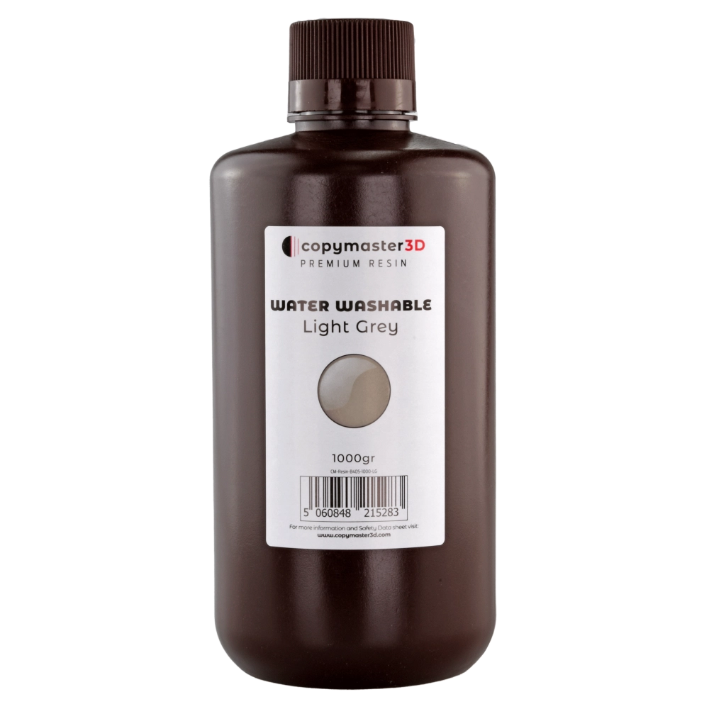 Copymaster3D Water Washable UV Resin - 1 kg - Light Grey