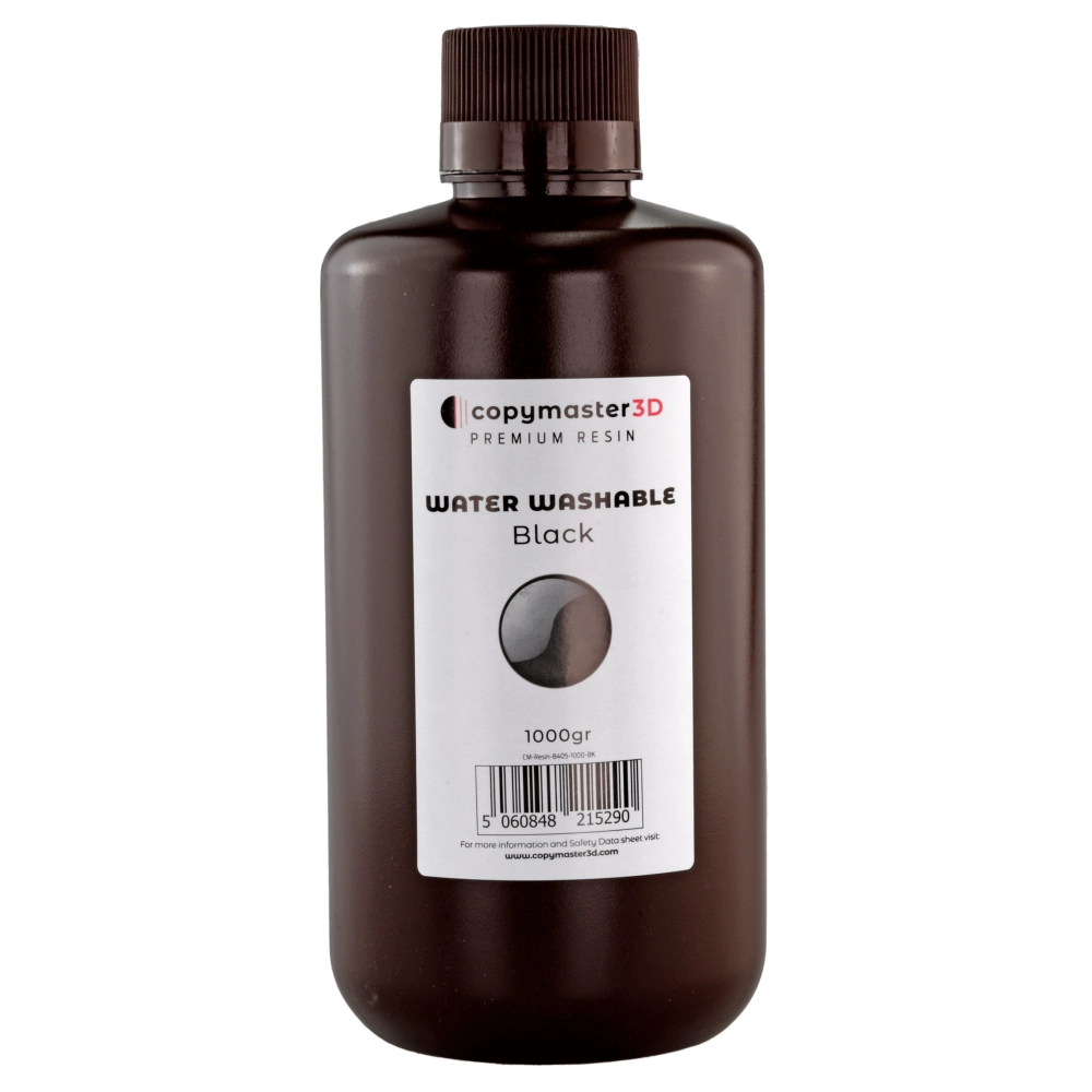 Copymaster3D Water Washable UV Resin - 1 kg - Black