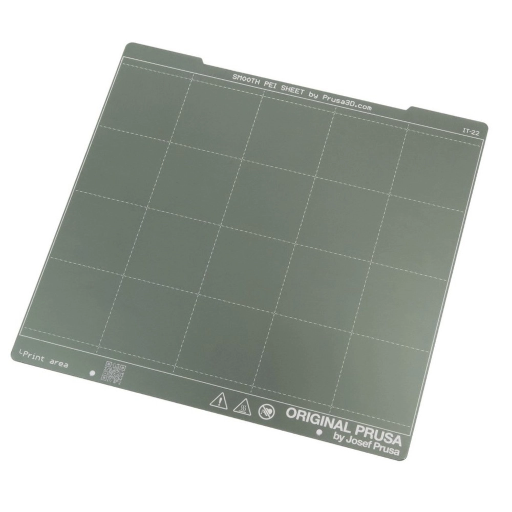 Smooth PEI Print Sheet for Prusa i3 MK3/S/+, MK2.5/S, MK4, and CORE One
