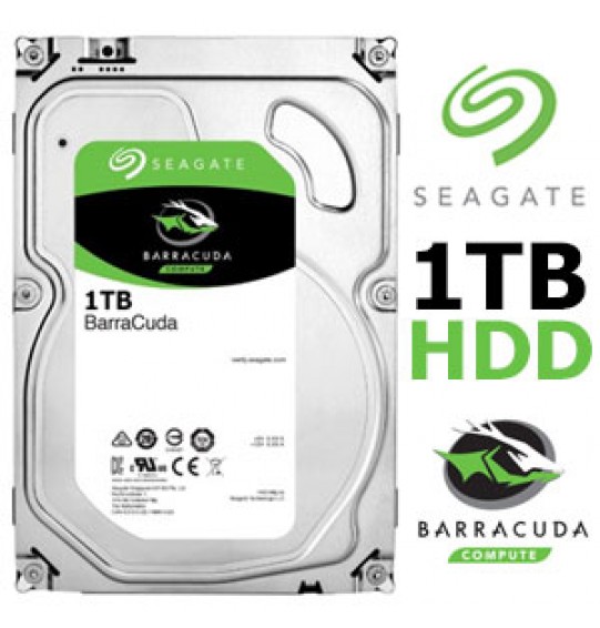 Seagate BarraCuda 1TB 7200RPM SATA III 64MB