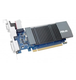 Graphics Card|ASUS|NVIDIA GeForce GT 730|PCIE 2.0 16x|GDDR5|Memory 5010 MHz|GPU 706 MHz|Heatsink (passive)|1x15pin D-sub|1xDVI-D|1xHDMI|GT730-SL-2GD5-BRK-E