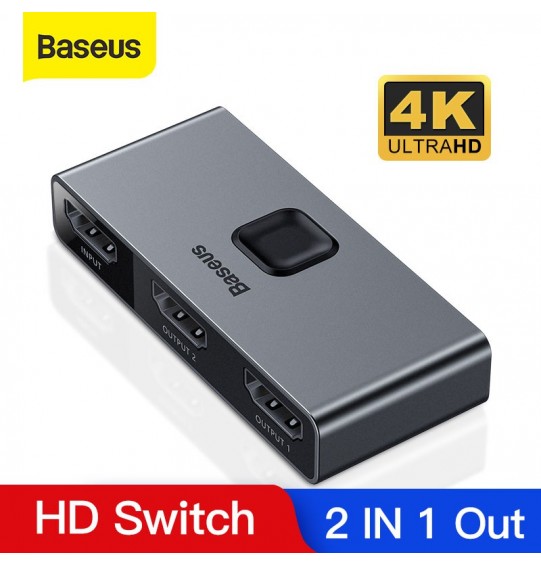 Baseus Matrix HDMI 4K HD Splitter Cable splitter Grey