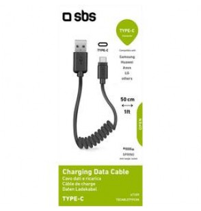 Kaabel SBS USB-A - USB-C (0,5 m)