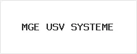 MGE USV SYSTEME