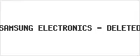 SAMSUNG ELECTRONICS - DELETED